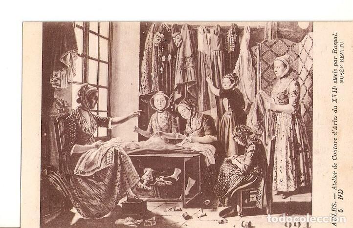 Postais: Postal 022369 : Pintura. Arles. Atelier de Couture dArles du XVII - Varios