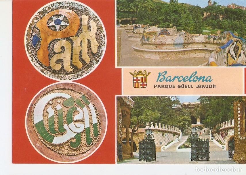 Postais: Postal 029092 : Barcelona, Parque G&uuml;ell - Varios