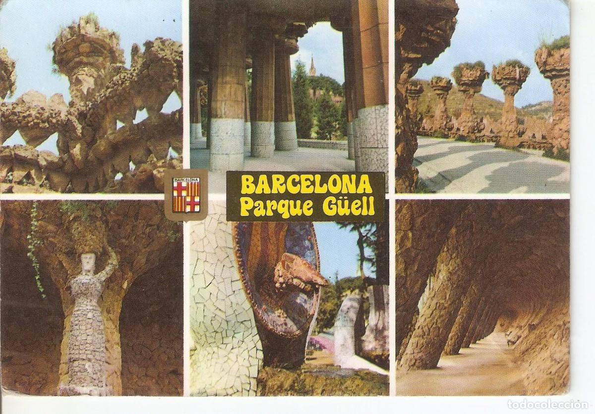 Cartoline: Postal 038454 : Barcelona. Parc Guell - Varios