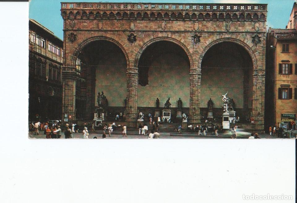 Postkarten: Postal 016901: FIRENZE Italy - Piazza Signoria The Loggia of Orcagna - Varios