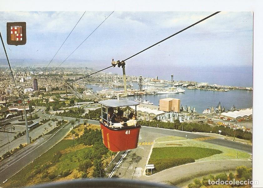 Postales: Postal 041997 : Barcelona. Detalle del puerto desde el teleferico de Montjuich - Varios