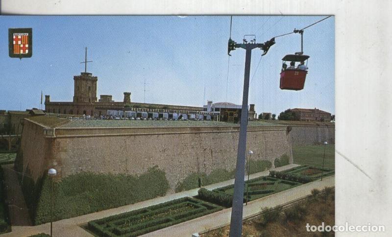 Postkarten: Postal: Barcelona: Castillo de Montjuich - Varios