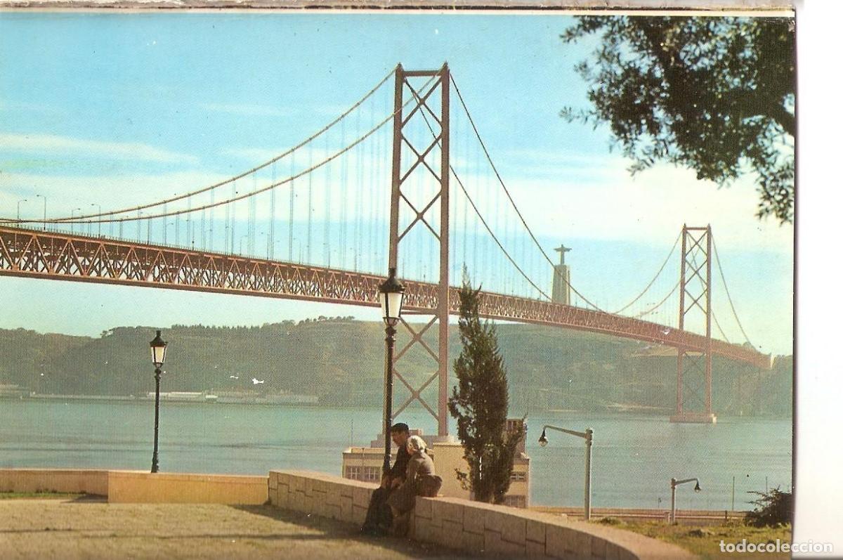 Postkarten: Postal 038347 : Lisboa - Portugal. Bridge across the Tagus River - Varios