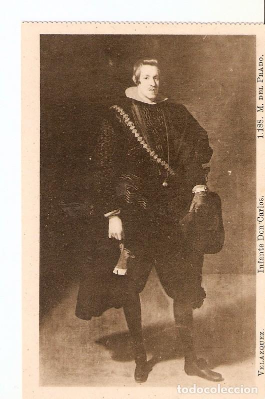 Postales: Postal 029038 : Velazquez. Infante Don Carlos, Museo del Prado - Varios