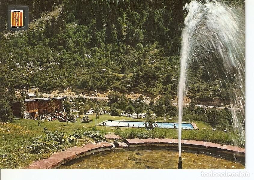 Postkarten: Postal 041610 : Pirineu Catala (Lleida). Vall de Bohi. Caldas de Bohi. Balneari y piscina - Varios