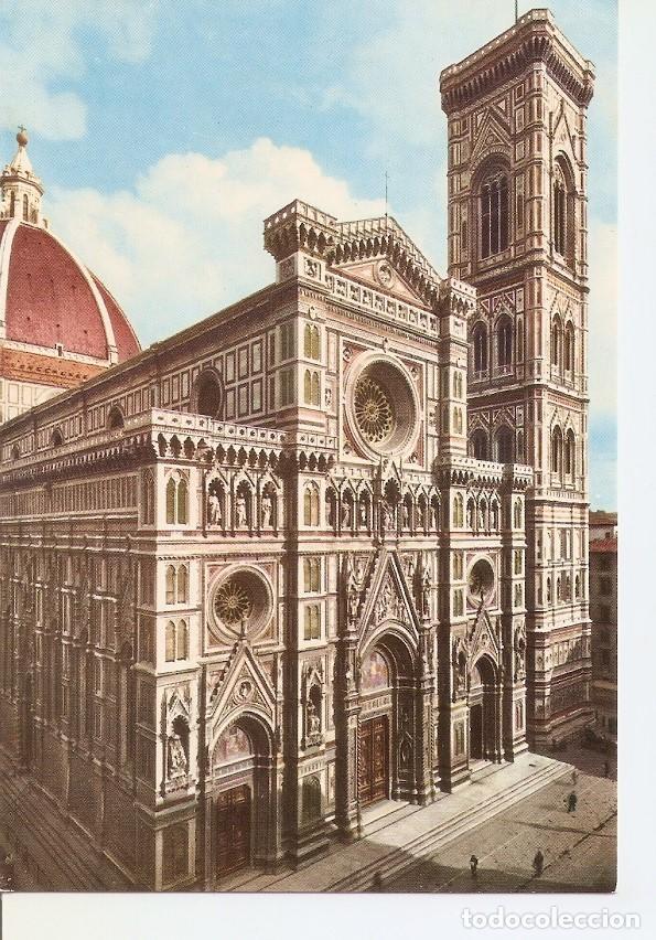 Postkarten: Postal 032888 : Firenze. Cathedral - Front and Campanile - Varios