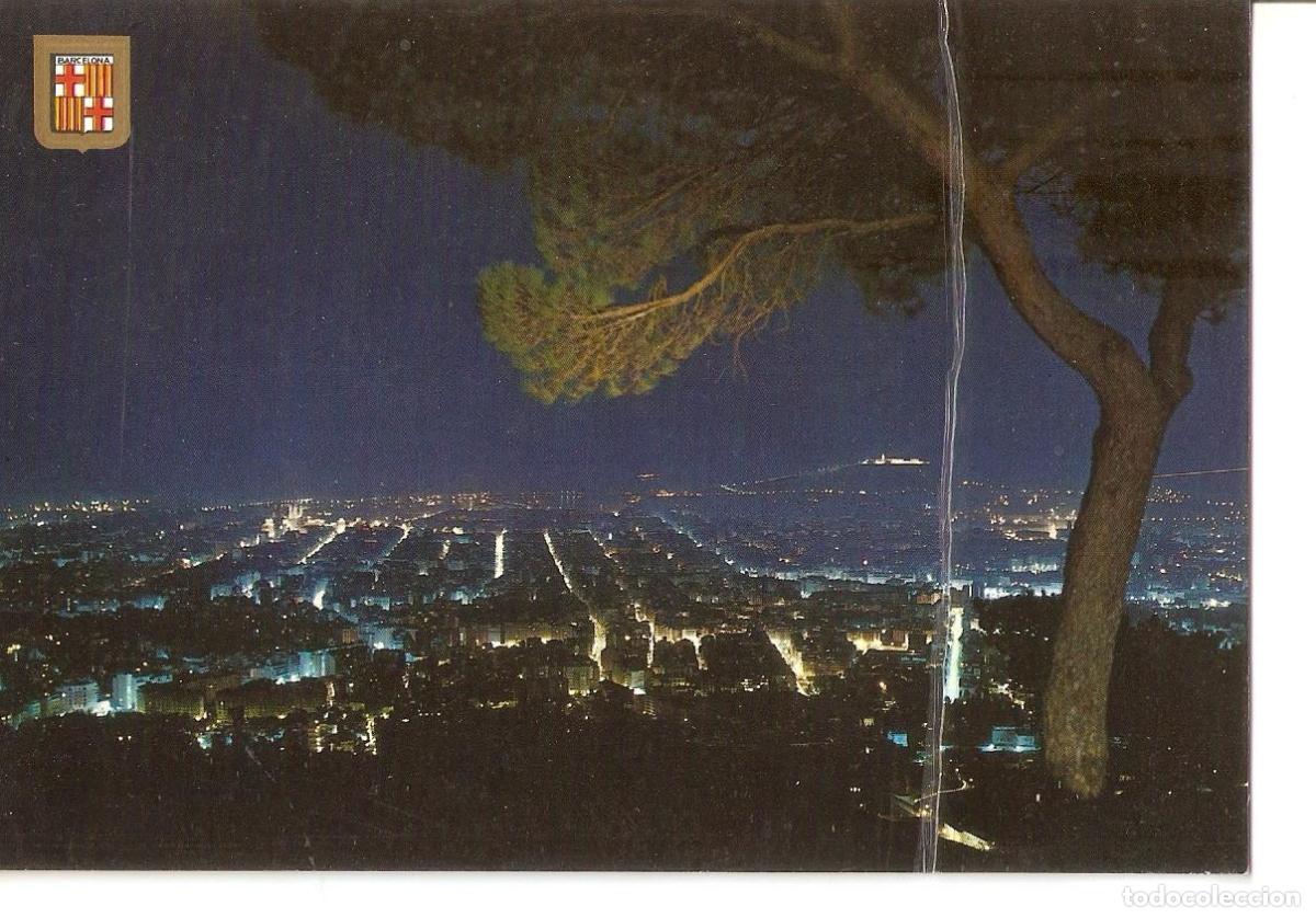 Cartoline: Postal 037942 : Barcelona. Vista general nocturna - Varios