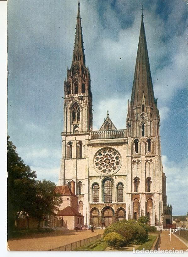 Postais: Postal 033775 : Chartres (Eure-et-Loir). La Cathedrale fa&ccedil;ade principale - Varios