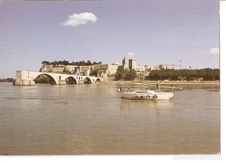 Cartoline: Postal 048339 : Avignon. Vue generale du Pont ST Benezet et du Palais Des Papes - Varios
