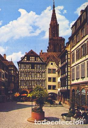Postales: POSTAL 56367: Strasbourg Le place du Marche - Varios