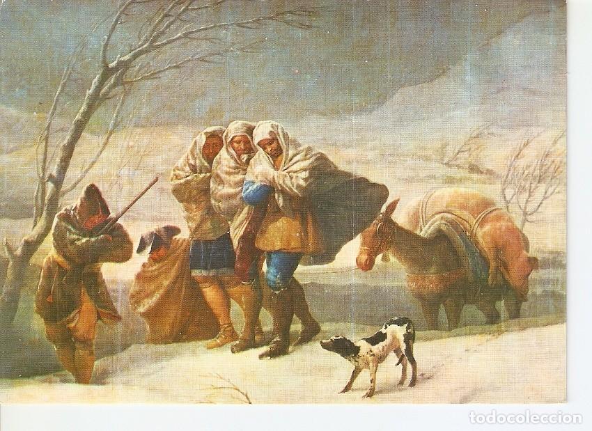 Cartes Postales: Postal 024939 : La Nevada (1786). Escuela Espa&ntilde;ola. Goya - Varios