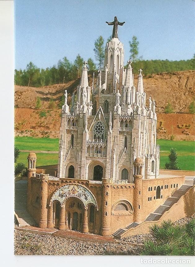 Postales: Postal 038810 : Tibidabo. Esglesia del Sagrat Cor any 1902. arquitecte Enric Sagnier - Varios