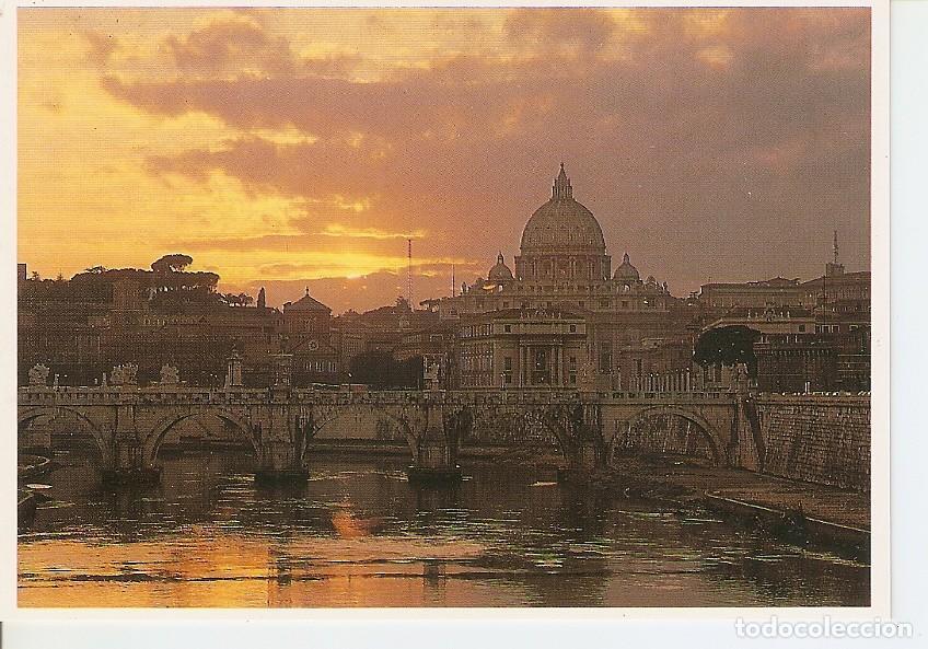 Postais: Postal 043516 : Roma. Views of St. Angelos Bridge and St. Peters - Varios