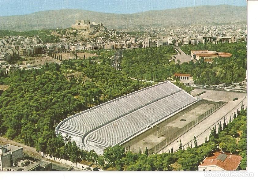 Postkarten: Postal 042606 : Athens. Stadium Temple of Olympian Zeus and Acropolis. Airview - Varios