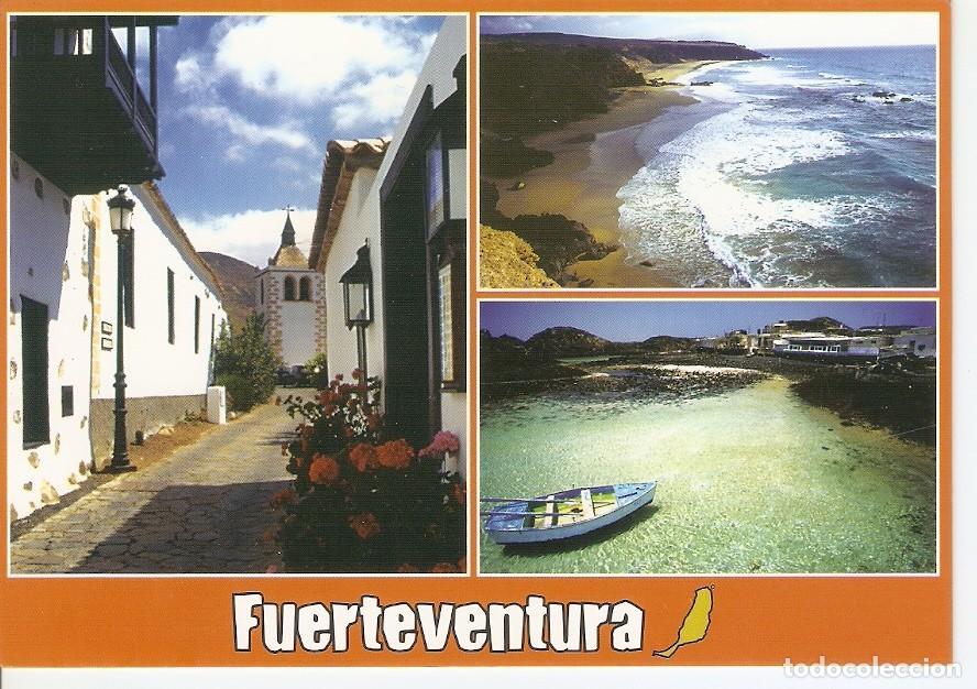 Cartoline: Postal 044126 : Fuerteventura. Betancuria - La Pared - Lobos - Varios