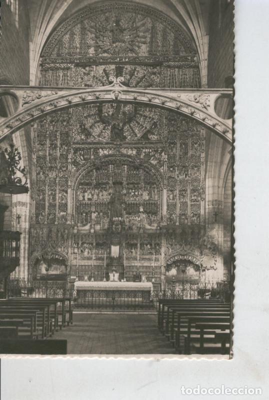 Postales: Postal B/N 0415 : Burgos, Retablo de San Nicolas - Varios