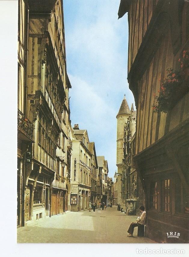 Cartoline: Postal 029807 : Images de France Normandie - Rouen. La rue Saint Roman - Varios