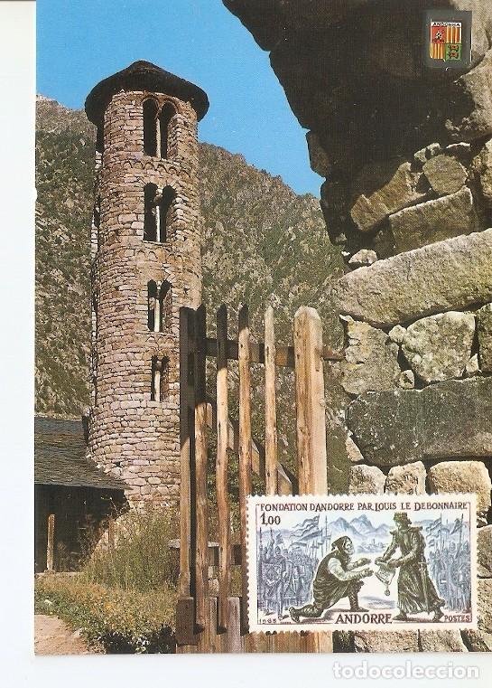 Postkarten: Postal 048252 : Valls dAndorra. Santa Coloma. El Mil.lenari. Campanari romanic - Varios