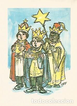 Cartoline: POSTAL DE NAVIDAD 18424: Reyes Magos - Varios