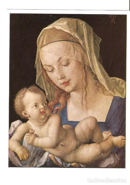 Postais: Postal 021956 : The Madonna with the pear, Albrecht D&uuml;rer - Varios