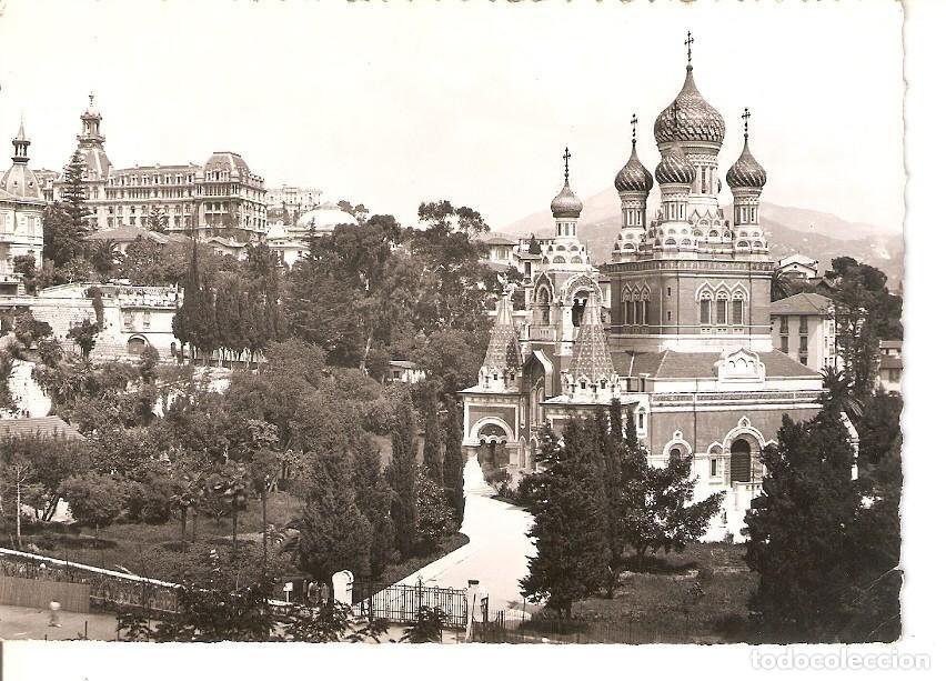 Postcards: Postal 035744 : la Cote dAzur. Nice - &ntilde;Eglise Russe et le Cycee du Parc Imperial - Varios