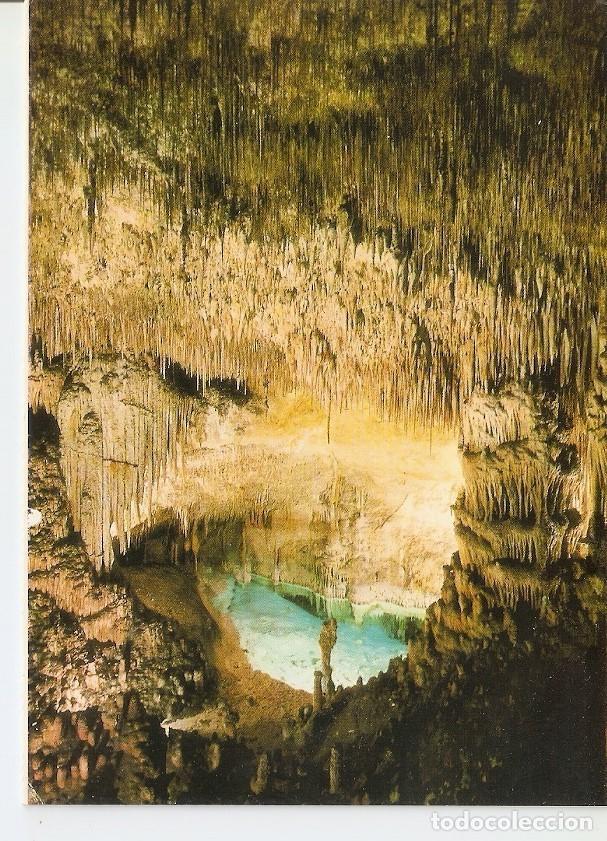 Postkarten: Postal 038843 : Cuevas del Drach. Porto Cristo - Mallorca. Peque&ntilde;a Playa - Varios