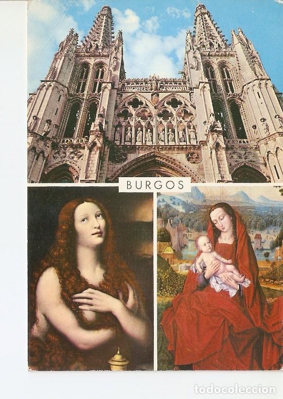 Postkarten: Postal 020809 : La Catedral, La Magdaena y pintura de Memling - Burgos - Varios