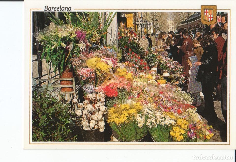 Postais: Postal 017033: BARCELONA - LAS RABMLAS Rambla de les Flors - Varios