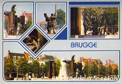 Postkarten: POSTAL 56920: Brugge Greetings from - Varios