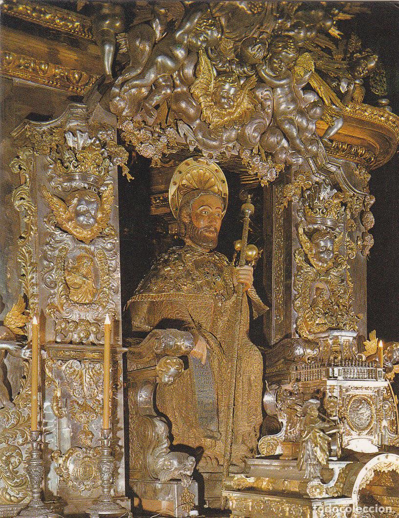 Postcards: Postal 61181 : Santiago de Compostela. Catedral. Imagen del Apostol - Varios