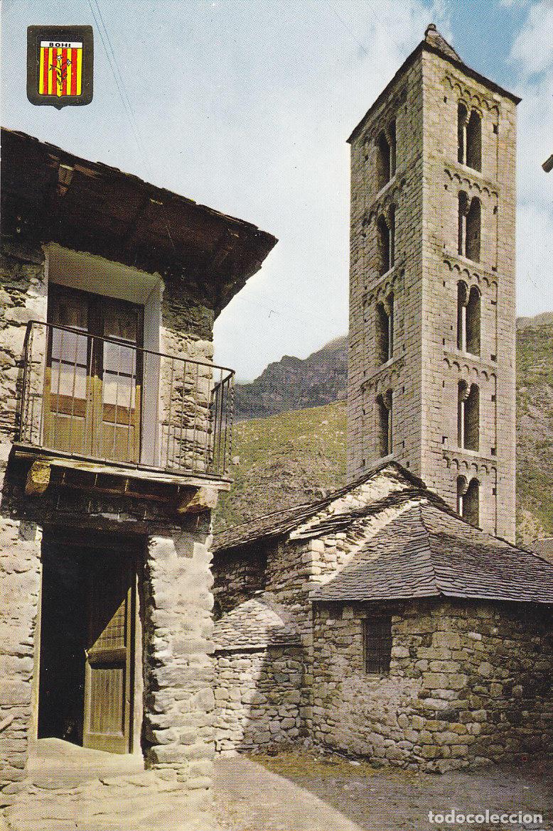 Postais: Postal 61192 : Pirineu Catala (Lleida). Vall de Bohi. Erill Lavall. Iglesia Romanica de Santa Eulali