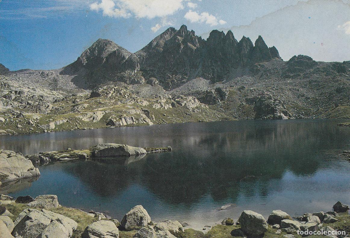 Postales: Postal 61464 : Boi (Lleida). Pirineu Catala. Estany Travessani al fons Agulles de Travessani - Vario