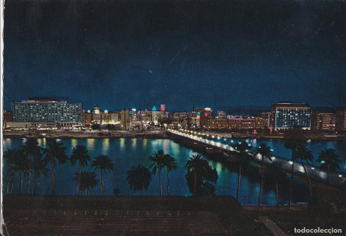 Postcards: Postal 61564 : Cairo. River Nile and town by night - Varios