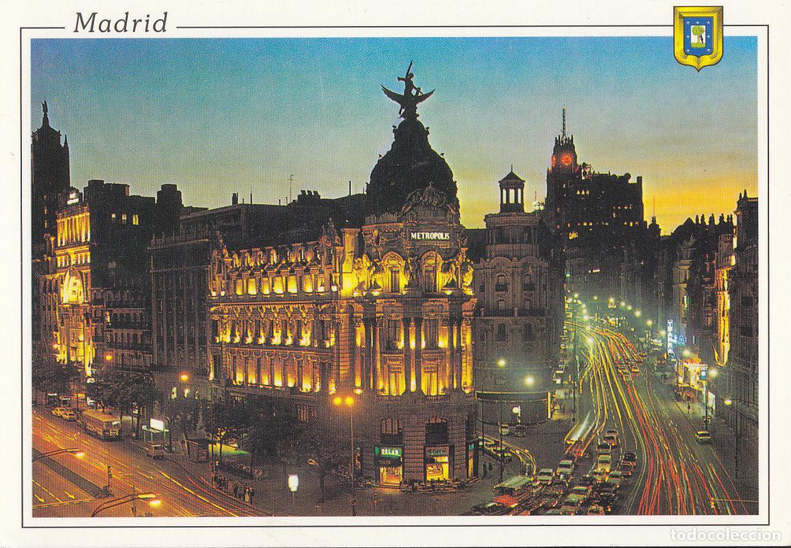 Postais: Postal 61713 : Madrid. Gran Via - Varios