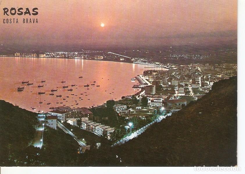 Postkarten: Postal 031218 : Rosas (Costa Brava). Bello atardecer - Varios