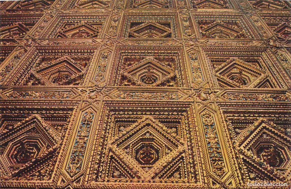 Cartoline: Postal 61817 : Palacio de la Generalidad de Valencia. Sala Dorada. Vista General del Artesonado - Va