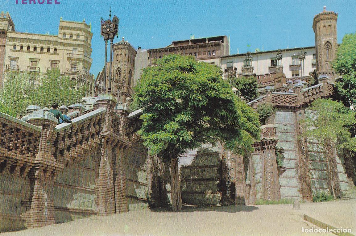 Postales: Postal 61856 : Teruel. La Escalinata - Varios - Foto 1