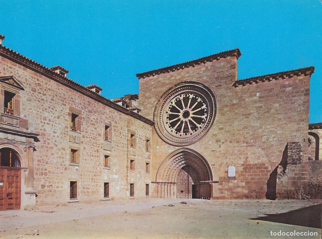Postcards: Postal 61903 : Monasterio Cisterciense de Santa Maria de Huerta (Soria). Fachada porteria e Iglesia