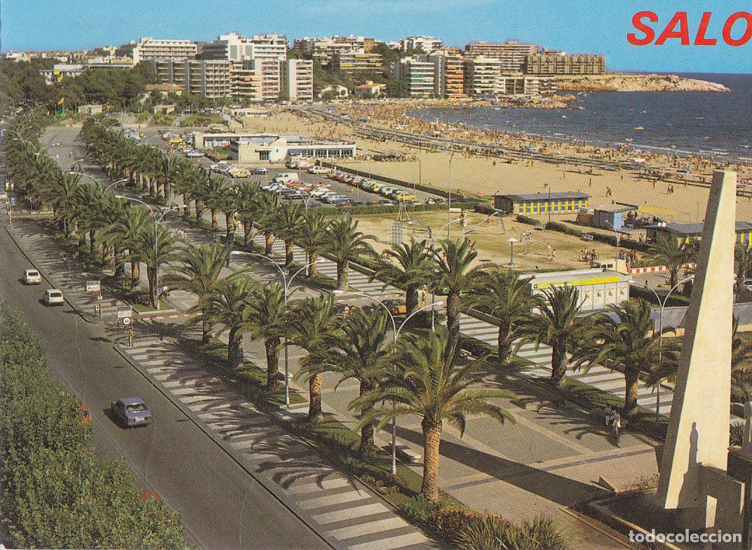 Postkarten: Postal 61915 : Salou (Tarragona) Espa&ntilde;a. Detalle playa de Levante - Varios