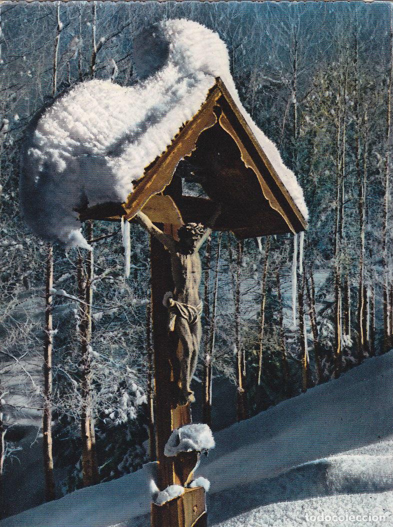Postcards: Postal 61965 : Jesus en la Cruz - Varios