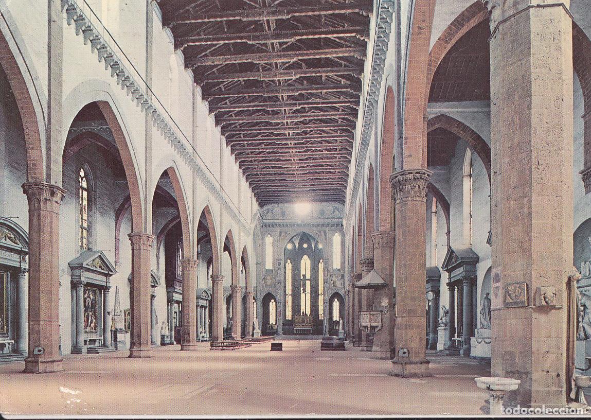 Postkarten: Postal 62066 : Firenze. Chiesa di Santa Croce: Interno - Varios