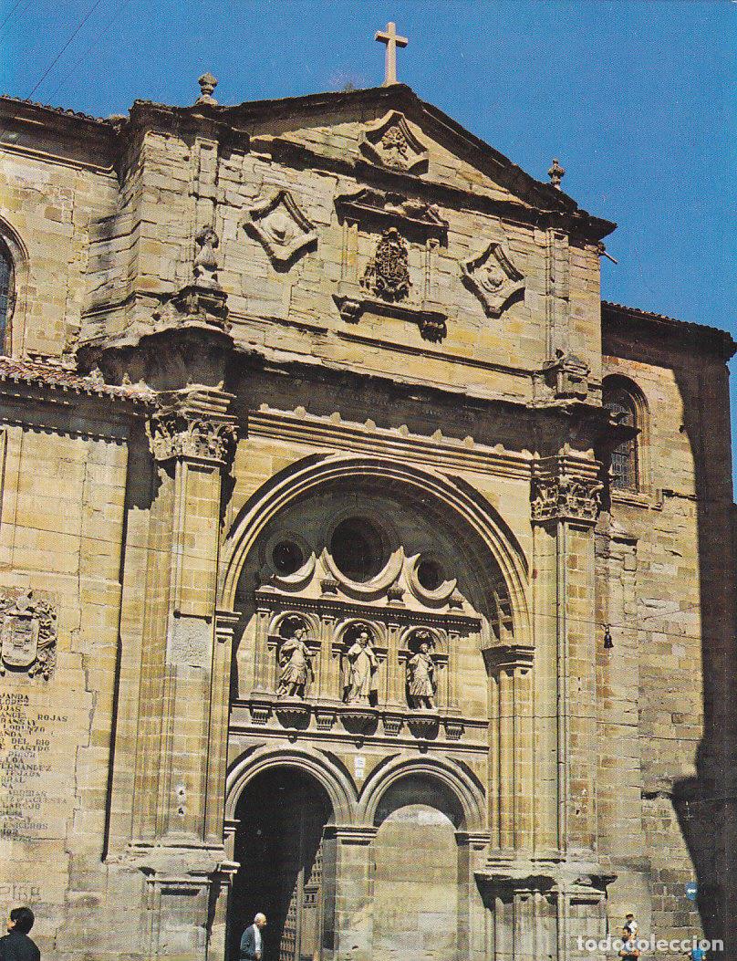 Postkarten: Postal 62071 : Santo Domingo de la Calzada (Logro&ntilde;o). Plaza del Santo y fachada de la Catedral - Va
