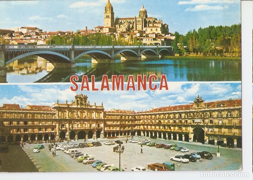 Cartoline: Postal 044819 : Salamanca. Catedral y rio Tormes - Varios