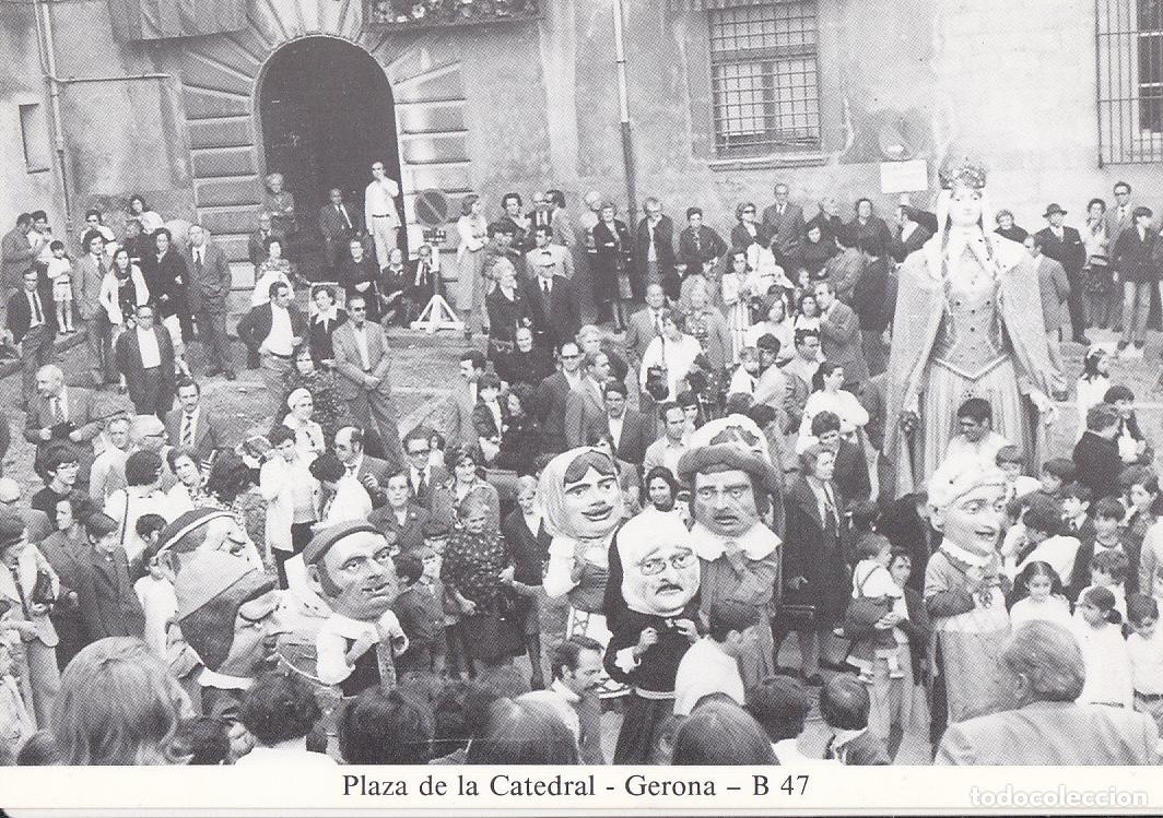 Postales: Postal 62162 : Gerona. Plaza de la Catedral o patio del Juzgado - Varios