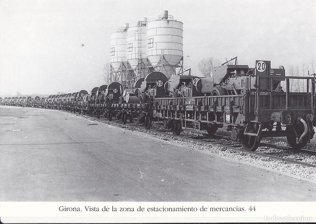 Cartoline: Postal 62186 : Girona. Vista de la zona de estacionamiento de mercancias - Varios