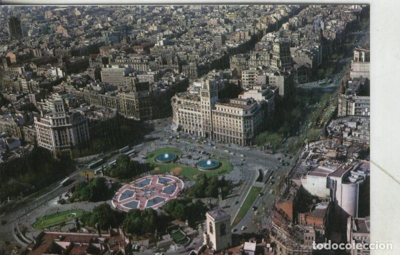 Postkarten: Postal 4157 : Barcelona: Plaza de Catalu&ntilde;a - Varios