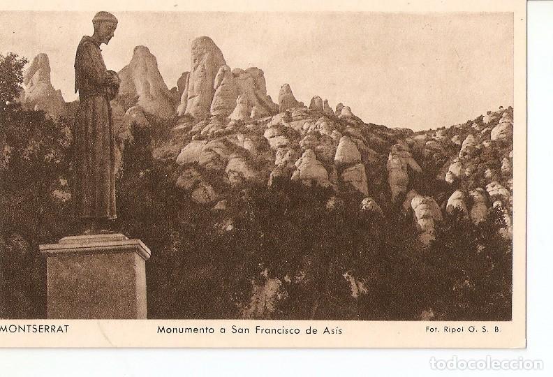 Postales: Postal 029072 : Montserrat. Monumento a San Francisco de Asis - Varios