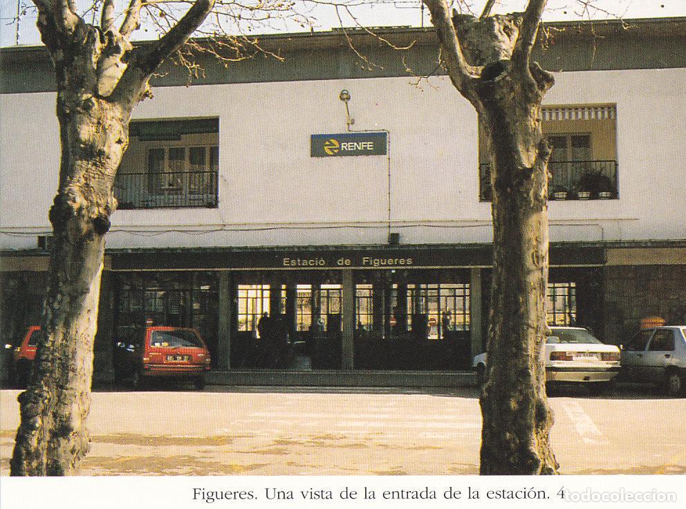 Postais: Postal 62236 : Figueres. Una vista de la entrada de la estacion - Varios