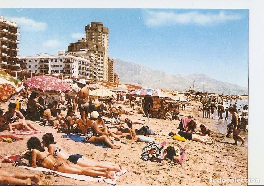 Postales: Postal 025843 : Vista de la playa. Fuengirola (Malaga). Costa del Sol - Varios