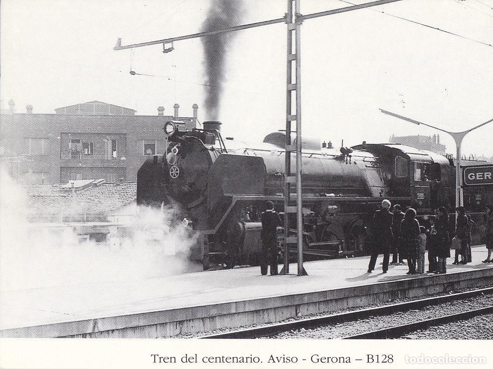 Postkarten: Postal 62254 : Tren del centenario. Aviso - Gerona - Varios